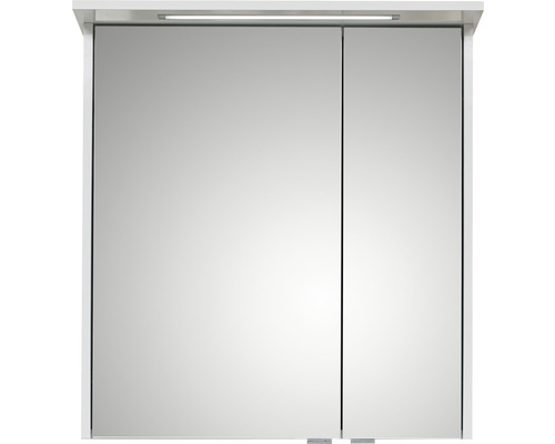Spiegelschrank mit zwei Türen und Beleuchtung
