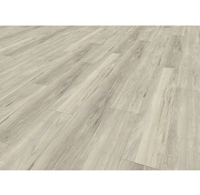 Boden aus hellem Laminat in Holzoptik