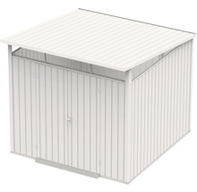 Gartengeräteschrank aus Metall mit Pultdach und Doppeltür