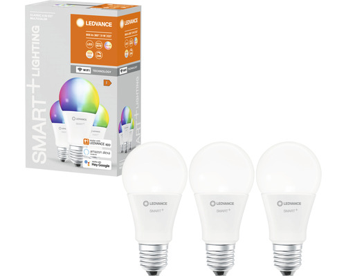 Smart E27 LED Lampen, 9W RGB und Warmwei§ Dimmbar 2 pack