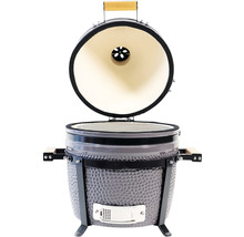 Keramikgrill mit geöffnetem Deckel