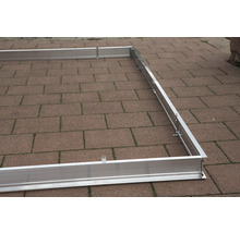 Aluminiumrahmen für ein Frühbeet