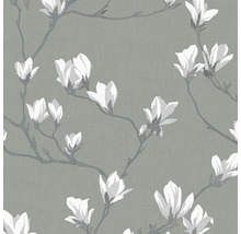 Tapete mit Magnolienblüten-Motiv