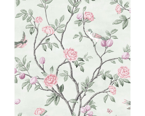 Vliestapete 113371 Laura Ashley Eglantine Grün