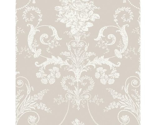 Vliestapete 113378 Laura Ashley Josette Greige Tapete mit floralem Muster