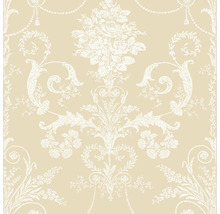 Tapete mit Blumenmuster und Ornamenten