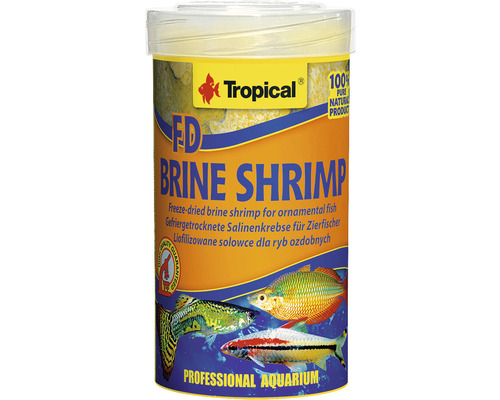 Naturfutter Tropical FD Brine Shrimp gefriervakuumgetrocknet 100 ml