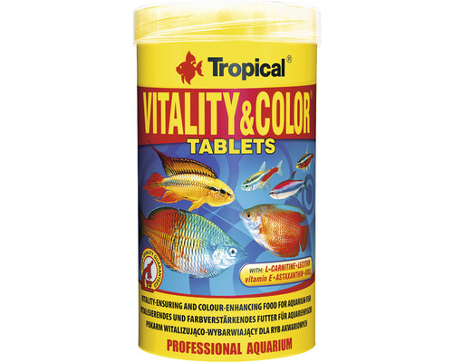 Futtertabletten Tropical Vitality & Color Tablets 250 ml