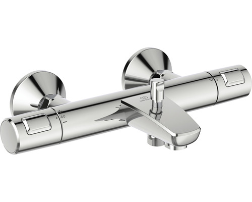 Ideal Standard Badewannenarmatur mit Thermostat CERATHERM T25 chrom A7206AA Aufputz-Brausearmatur zur Wandmontage