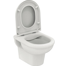 Wand-WC Set Ideal Standard Exacto Tiefspüler ohne Spülrand weiß mit WC-Sitz R002601-thumb-2