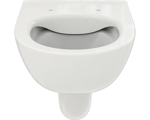 Weiße wandhängende Toilette