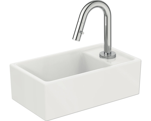 Handwaschbecken-Set Ideal Standard i.life S 37 x 21 cm weiß E2129AA
