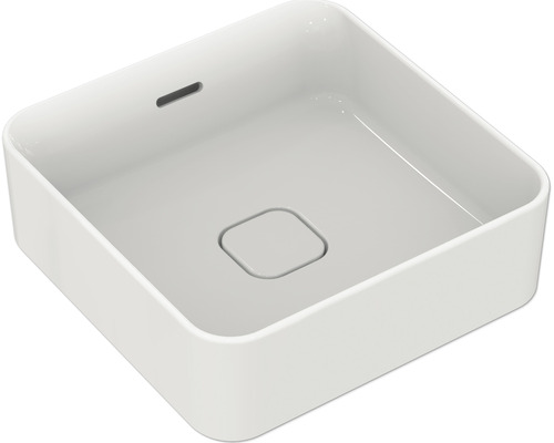 Ideal Standard Aufsatzwaschbecken Strada II 40 x 40 cm weiß glänzend T296301 Aufsatzwaschbecken aus Sanitärkeramik