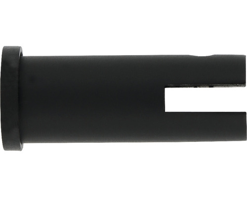 Endstück Zylinder für Loft Black Line schwarz Ø 28 mm 2 Stk.