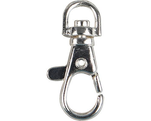 VersaKits – 4 Stück Drehbare Karabinerhaken, 1,9 Cm (3/4 Zoll), Silber – Perfekt Für Handtaschen, Schlüsselanhänger & DIY