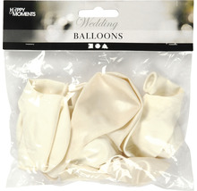 Ballons weiß perlmutt 10 Stück
