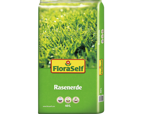 Verpackungseinheit FloraSelf Rasenerde, 40 Liter