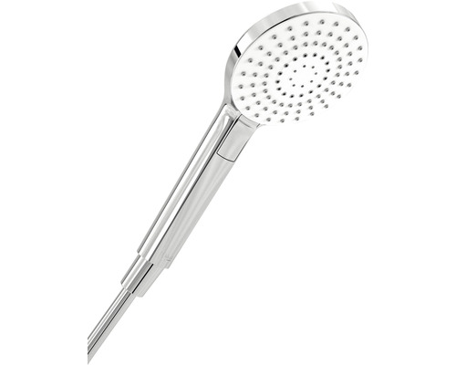 Handbrause aus Metall mit runder Form