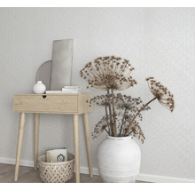 Vliestapete 33315 Botanica Geometrisch Holz-Optik weiß