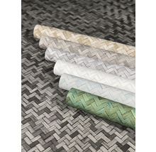 Vliestapete 33315 Botanica Geometrisch Holz-Optik weiß