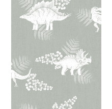 Vliestapete 45801 Kids Walls Dinos grün