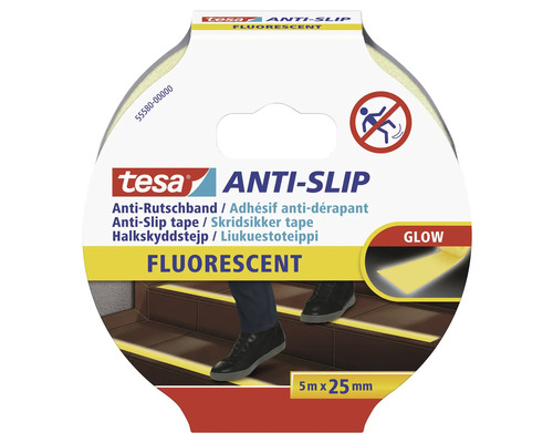 tesa Anti-Rutschband fluoreszierend 5m x 25mm