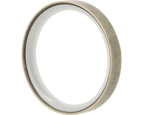 Gardinenring flach mit Gleiteinlage für Chic Matal Black Line gold Ø 28 mm 10 Stk. Metallring