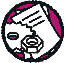 Symbol für Materialbeanspruchung
