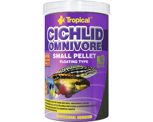 Pelletfutter Tropical Cichlid Omnivore Pellet S 1 l