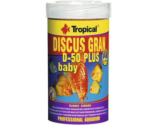 Granulatfutter Tropical Discus Gran D-50 Plus Baby 100 ml