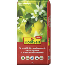 FloraSelf Zitrus- und Mediterranpflanzenerde, 18 Liter Sack
