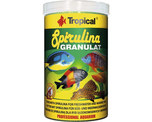 Granulatfutter Tropical Spirulina 36% Granulat 1 l
