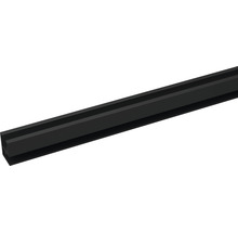 Vorhangschiene Smart Profil-Set 1-läufig schwarz 200 cm | HORNBACH