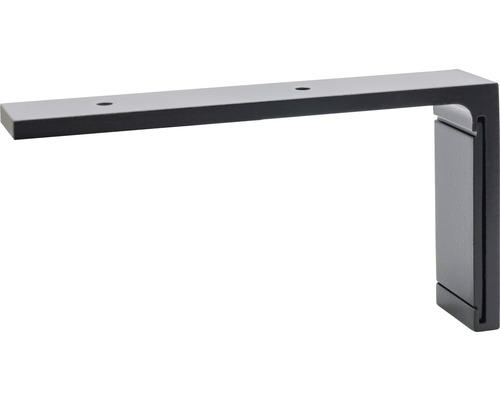 Vorhangschiene Smart Profil-Set 1-läufig schwarz 200 cm | HORNBACH