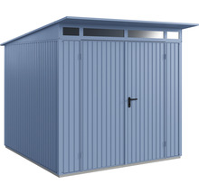 Gartenhaus Hörmann EcoStar Trend-P Typ 2 RAL5014 Doppeltür 247,9 x 283,4 cm blau
