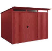Gartenhaus Hörmann EcoStar Trend-P Typ 3 RAL3004 Einzeltür 312,7 x 283,4 cm rot