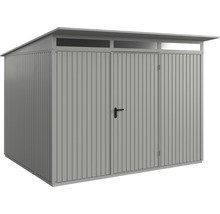 Gartenhaus Hörmann EcoStar Trend-P Typ 3 RAL9007 Einzeltür 312,7 x 283,4 cm grau