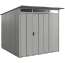Metall Gerätehaus mit Doppeltür und Oberlicht