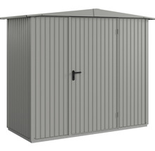 Metall Gerätehaus mit Doppeltür und Satteldach