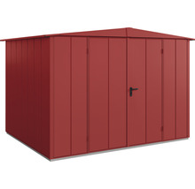 Gartenhaus Hörmann EcoStar Elegant-S Typ 3 RAL3004 Doppeltür 323,6 x 247,7 cm rot