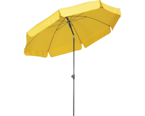 Sonnenschirm Mittelstockschirm La Gomera 250 cm Polyester (PES) gelb