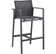 Barhocker mit Armlehnen für den Außenbereich