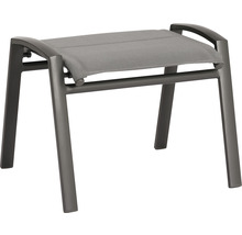 Fußhocker aus Aluminium und Textil für den Außenbereich