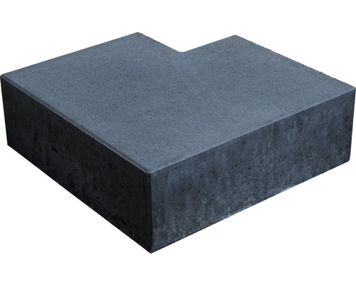 Beton Blockstufe mit Fase 90° anthrazit 50/50 cm x 35 cm x 16 cm