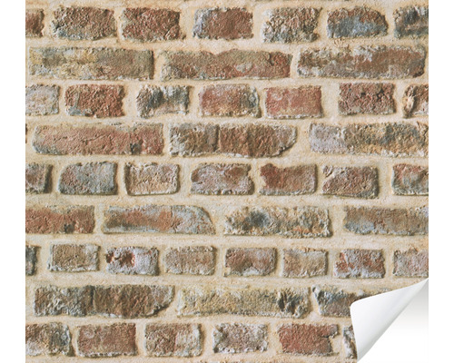 Tapete selbstklebend 38569-1 Ziegelstein rot beige 8,40 x 0,53 m Tapete mit Backsteinmauer-Design