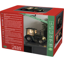 Dekorative LED-Leuchte in Traktorform, batteriebetrieben mit Timerfunktion, verpackt im Karton