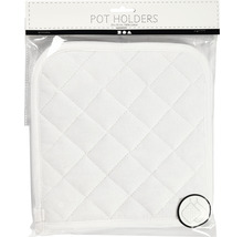 Topflappen aus Baumwolle, 20x20 Zentimeter, in Verpackung