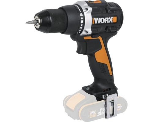 WORX NITRO 18V Akku-Bohrschrauber, Bürstenlos, 60 Nm, Mit 2 Akkus & 75-teiligem Zubehör – Kraftvoll & Leicht