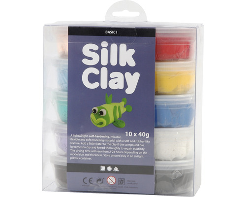Silk Clay Basic Farben I 10x40 g