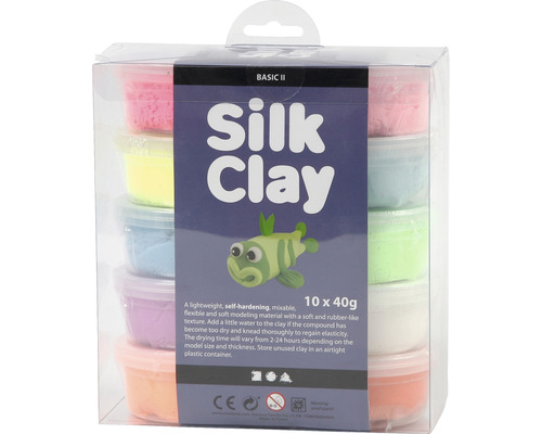 Silk Clay Basic Farben II 10x40 g